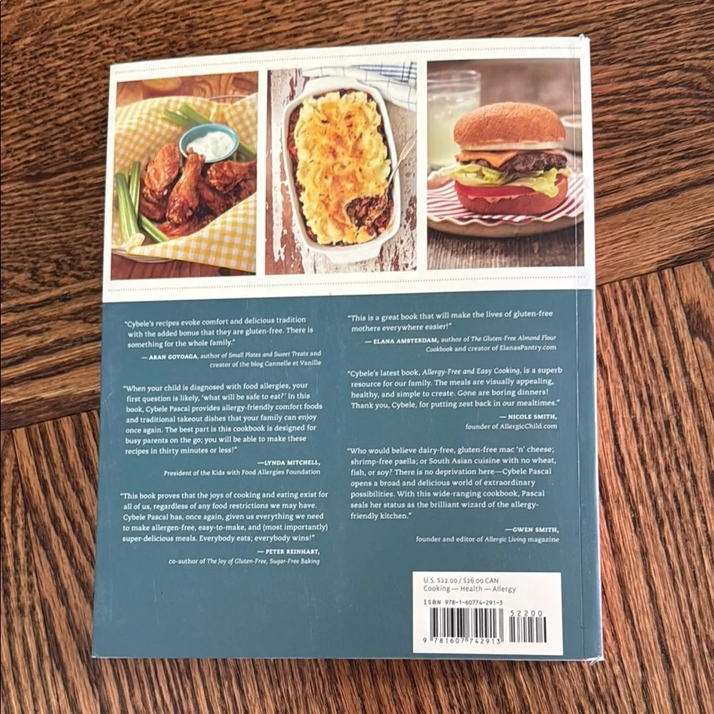 Allergy-Free and Easy Cooking by Cybele Pascal - Cookbook
